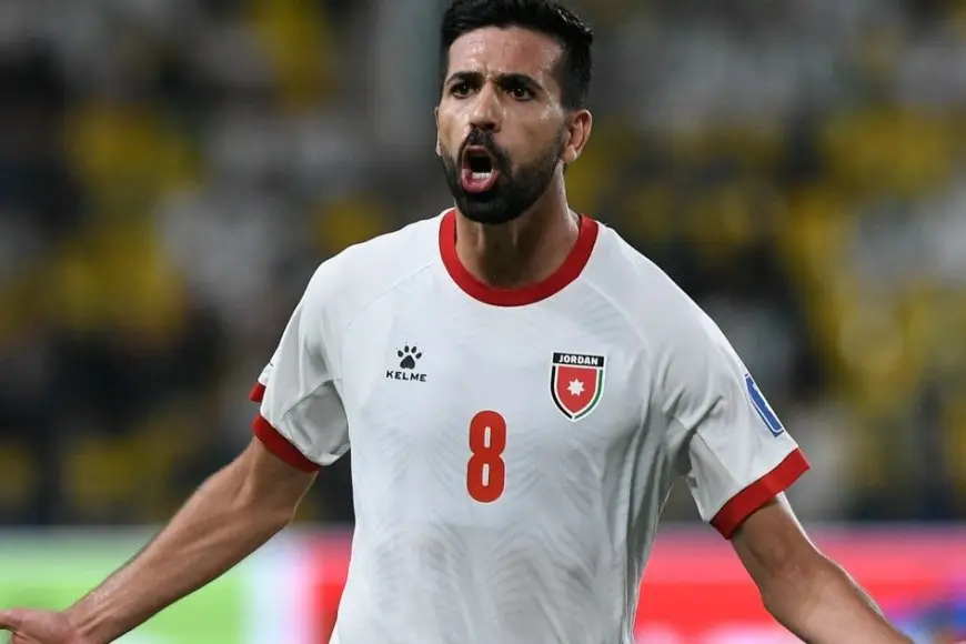 الروابدة نجم منتخب الأردن يعلن إصابته بقطع في الرباط الصليبي