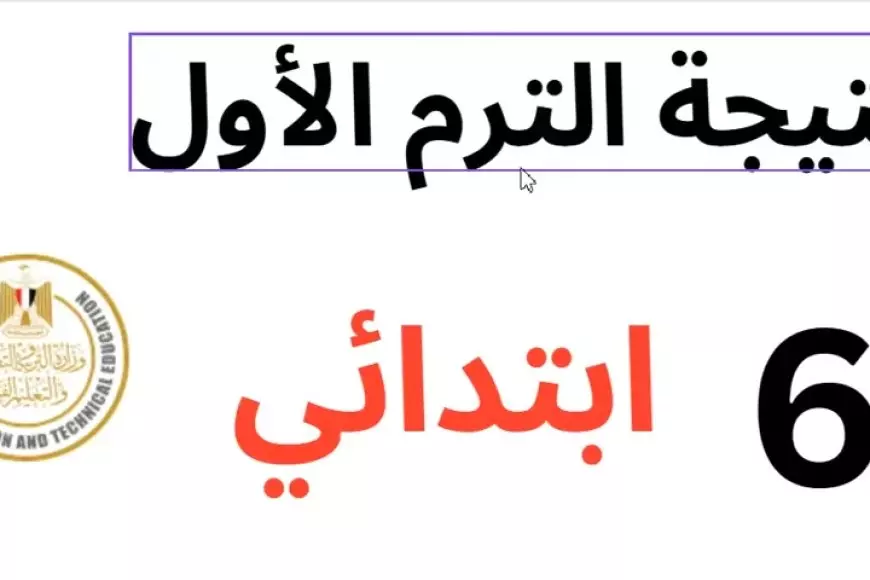 بوابة التعليم الأساسي..  خطوات الاستعلام عن نتيجه الصف السادس الابتدائي 2025