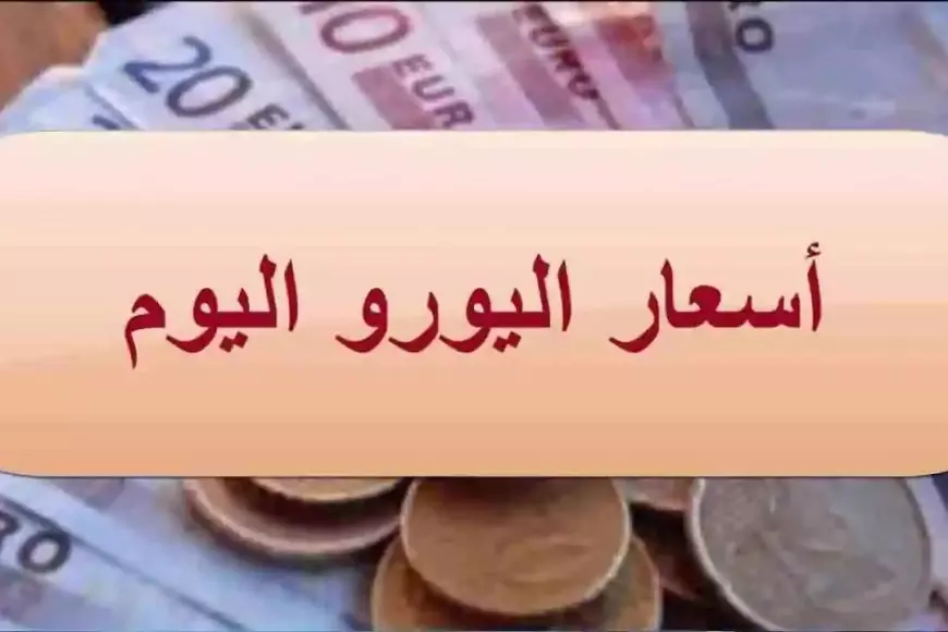 سعر اليورو اليوم في مصر البنك الأهلي وكافة البنوك المصرية اليوم الاثنين 20 يناير 2025