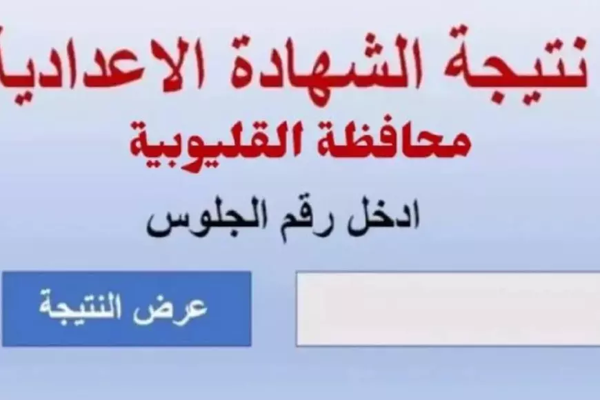 نتيجة ثالثة إعدادي برقم الجلوس والاسم بمحافظة القليوبية ورابط الاستعلام عبر مديرية التربية والتعليم