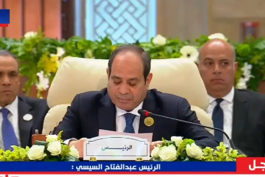 الرئيس السيسي: القدس ليس مدينة بل رمزًا لهويتنا.. ونعمل على إعادة الإعمار بدون تهجير